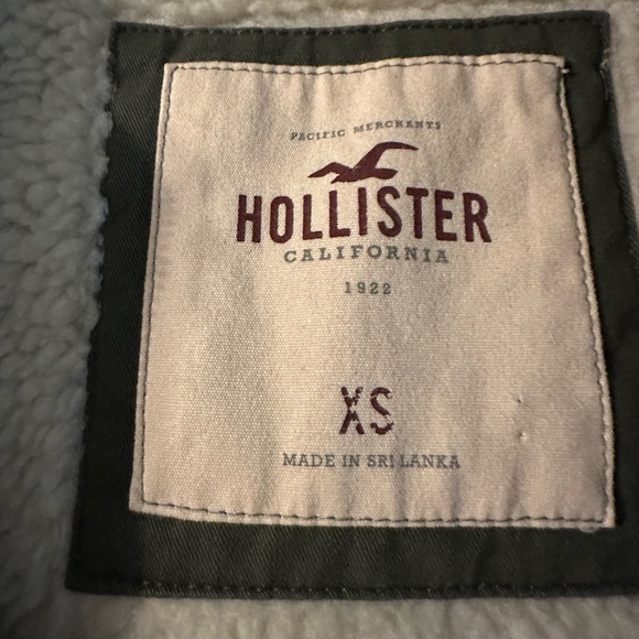 Hunter green Sherpa jacket - Picture 2 of 6